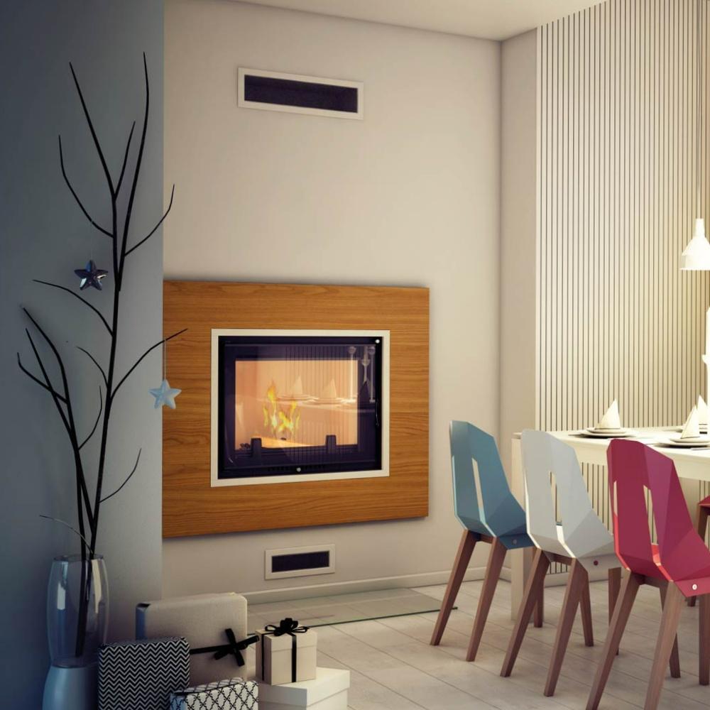 Water Heating Fireplace KRATKI AMELIA 15 kW Ø 220 Lift-up