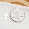 S925 Sterling Silver Cross Pendant for DIY Jewelry Making