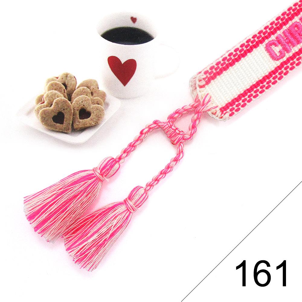 Custom Bohemian Embroidered Bracelet with Tassel and Woven Rope - Handmade Jewelry for Couples and Women