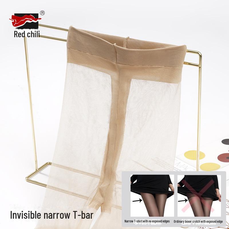 Red Pepper Ultra-Dünne Schwarze Seiden Damen Kniestrümpfe - Strapazierfähig, Laufmaschenfest, Hohe Transparenz, Schmaler T-Zwickel Strumpfhose