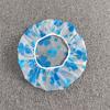 Waterproof Shower Cap for Women - Cute Floral Long Hair Cover, Reusable PE Single-Layer