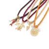 Marine Organism Charms Nylon Rope Necklace Necklace Set Dopamine Necklace  Male