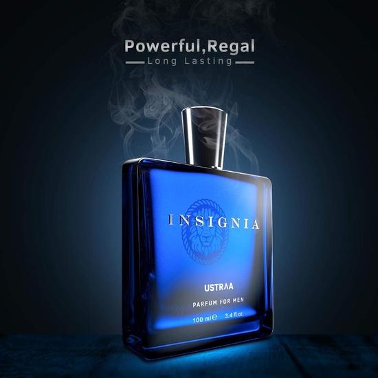 Ustraa Gift for Men - Insignia - Perfume for Men -(100ml) | Scent of Royalty with Rich, Intense Mix of Masculine Fragrances