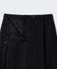 MUSINSA STANDARD WOMAN Women'S Waist Strap Deep Tuck Wide Slacks [Black]