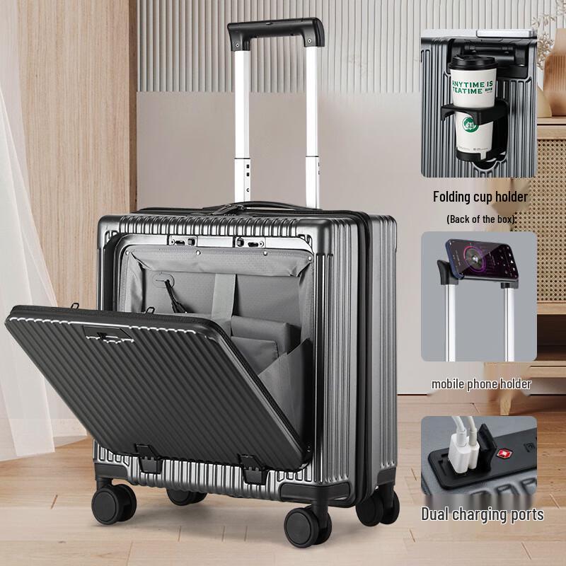 Умный ручной багаж Yilan с передним открытием