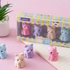 4 Pieces Cute Cat Shape Eraser Fun Stationery Cute Food Eraser Durable BLC393-01