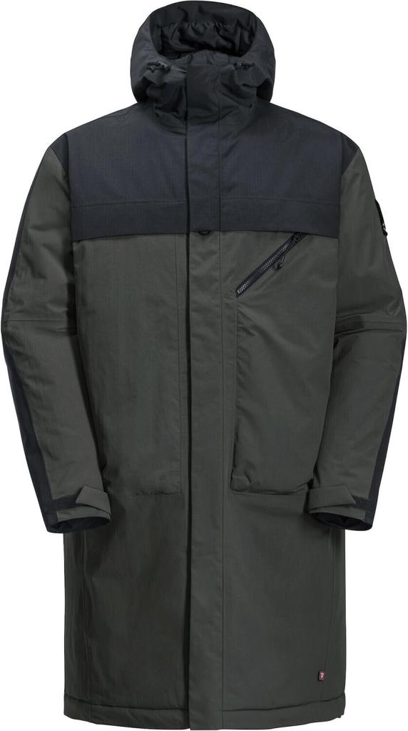 Jacket Jack Wolfskin Heumarkt 2l Parka Granite Black