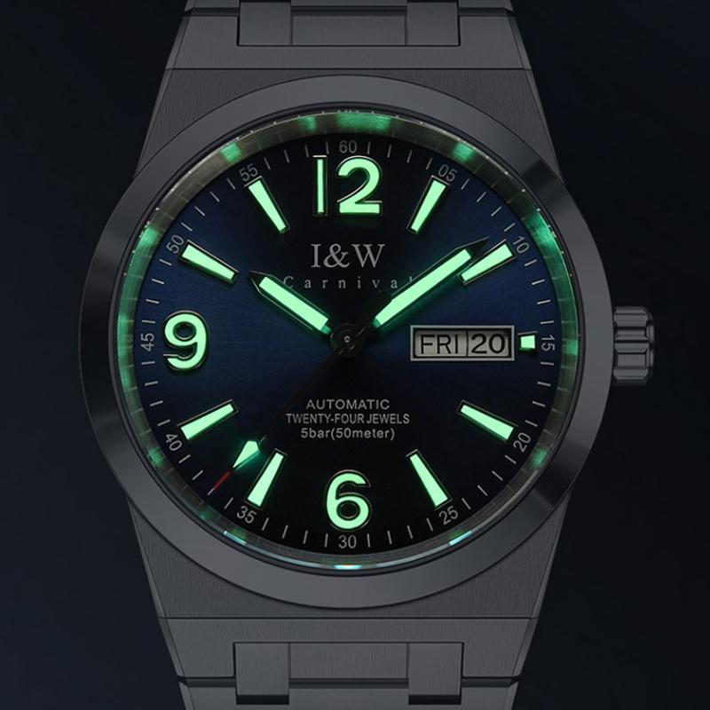 IW Military Watches Men Watch New Waterproof Wristwatch Automatic Watches Men's MIYOTA Movement Sports Watch