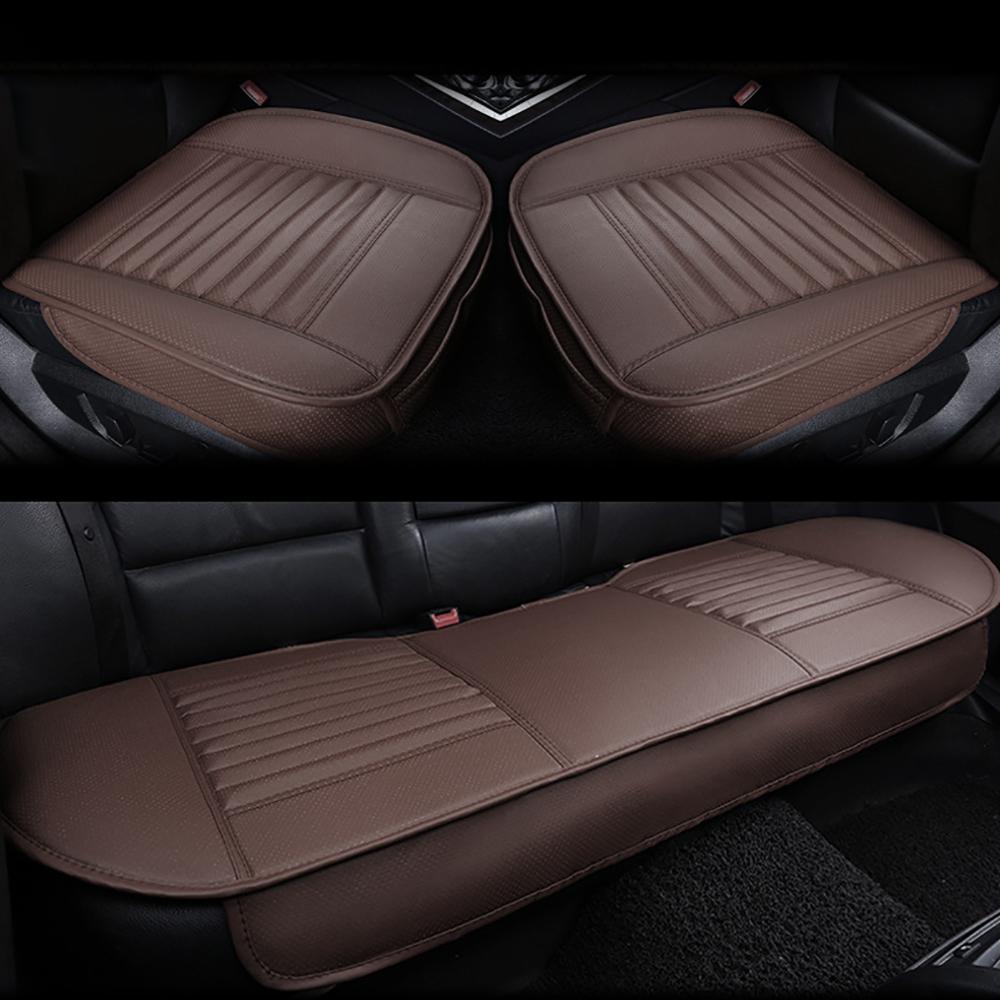 Universal Car Seat Cover Breathable PU Leather Pad Mat For Auto Chair Cushion Car Front Seat Cover Four Seasons Anti Slip Mat