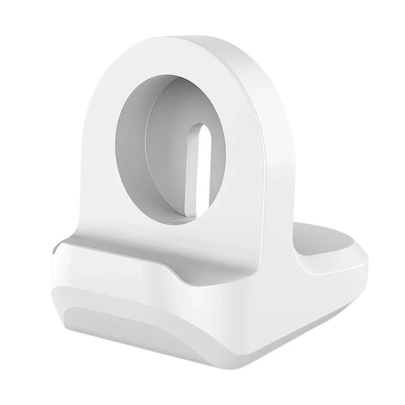 Silicone Charger Stand for Apple Watch Serie 10 9 8 7 6 54SE Apple watch Iwatch Station Dock Charging Desktop Holder Accessories