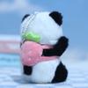 Panda Cuddly Adorable Plush Toy Keychain Unique Animal Design For Bag Charm Lovers