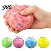 Decompression Toys for Relaxation Apple Squishy Toy, Fruit Squeeze Fidget Toy with Confetti, Soft Portable Anxiety Relief Stress Adults, Desktop
