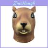 Adorable Squirrel Animal Head Mask Funny Latex Headgear For Halloween Party Events