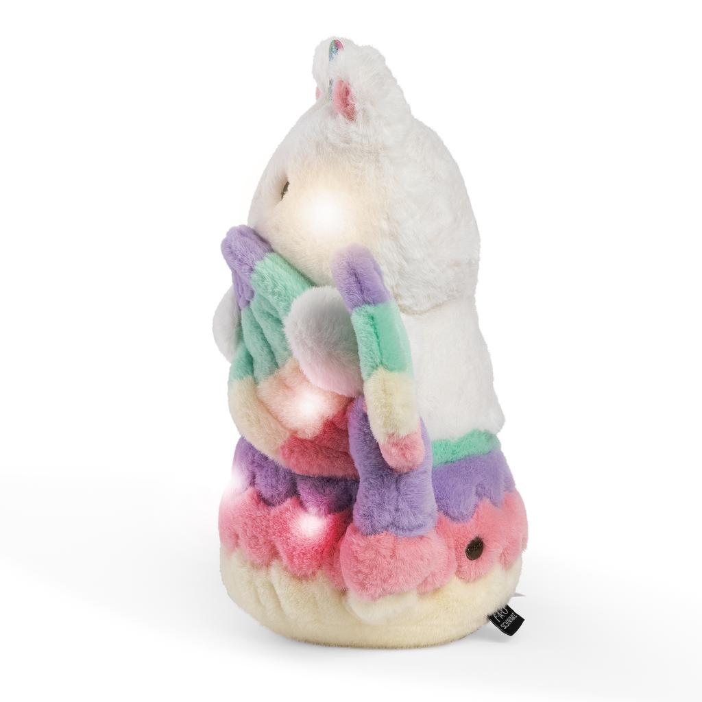 [toytron] FAO Schwarz Sparkling Rainbow Singing Meow-maid Plush Toy 30cm
