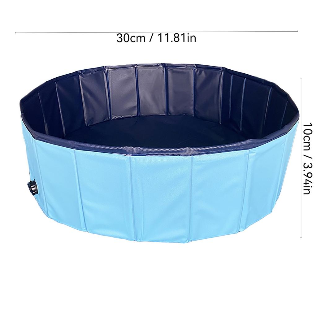 Removable and Foldable Pet Bath Tub Large/Small Dog Mobile Folding Pool Swimming Pool Anti-slip Cat Sand Pool Cleaning Supplies
