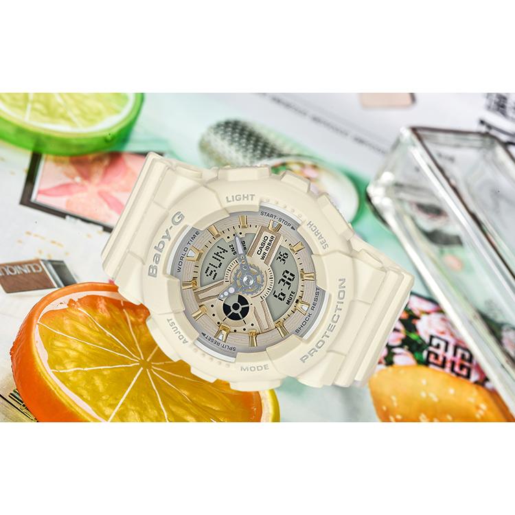 CASIO Women's BABY-G White Watch BA-110GA-7A2PR BA-110GA-7A2PR