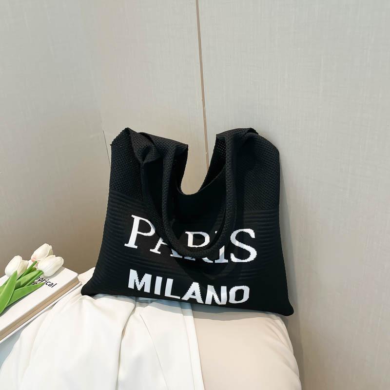Niche design large capacity personalized trend bag women's bag 2025 new tote bag simple foreign style shoulder bag tide