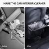 YZ For Tesla Model 3 Y Highland Juniper Vehicle Garbage Cans For Car Car Garbage Trash Bag Seat Back Hanging Storage Accessories