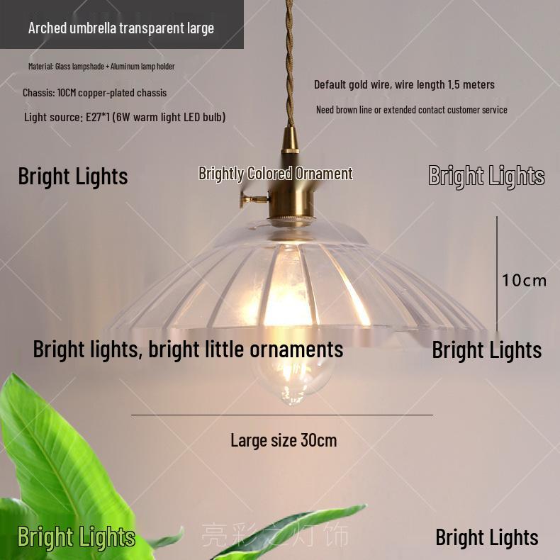 Nordic Minimalist Glass Lotus Leaf Pendant Light for Entryway, Balcony, or Bedside.