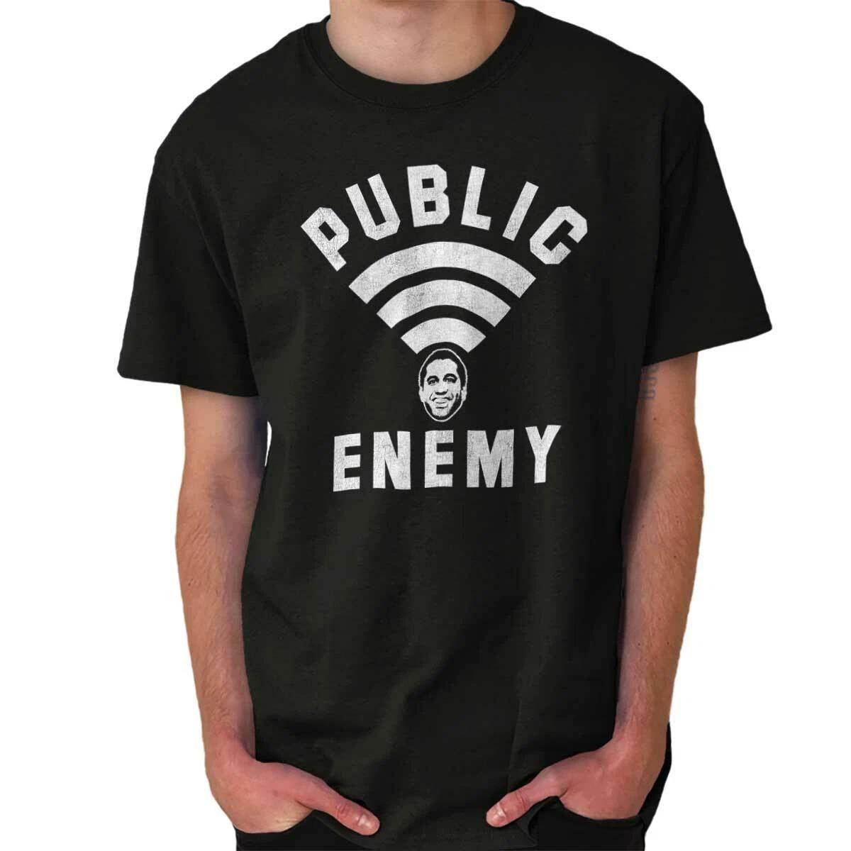 Public Enemy Number One Net Neutrality Gift Womens or Mens Crewneck T Shirt Tee L