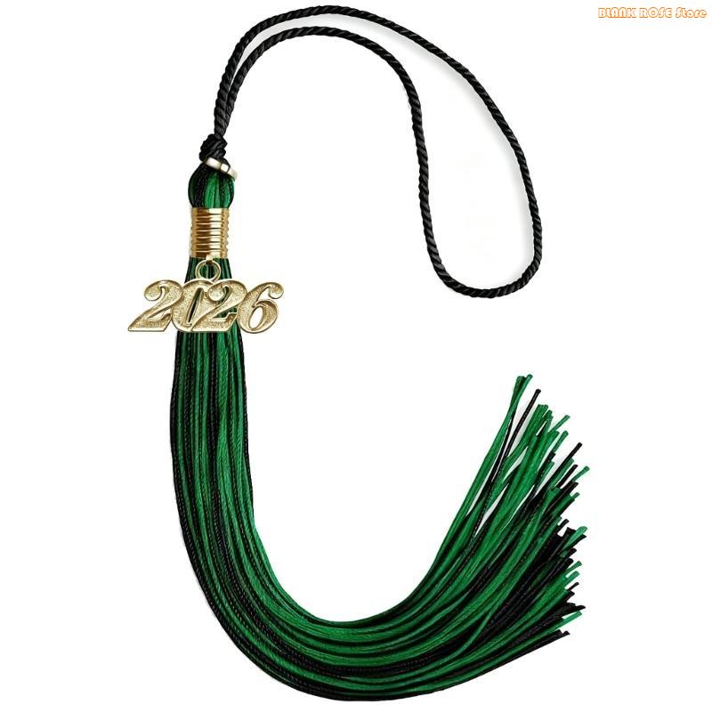 K1AE Class of 2026 Graduation Tassels Ornament With Year Charm For Academic Gowns Caps Bachelor Robe Graduation Ceremonies