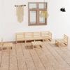 Day and Night - Day and Night Garden Furniture Set 7 Pieces Solid Pine Wood