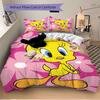 3pcs Tweety Bird Cover Set,Soft Comfortable Duvet Cover,Guest Room (1*Duvet Cover + 2*Pillowcases, Without Core) yy251024022