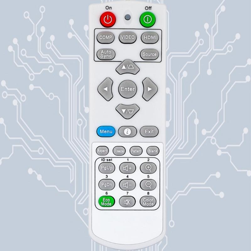 Replaced Remote Control Fit for for PA503X Q-3101 PA502S PJD51 Projector Q-3101 Remote Control Replacement White