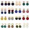 Big Statement Earrings Red Black White Gold Round Circle Oval Geometric Earrings for Women Punk Metal Earring Boho Jewelry 2020