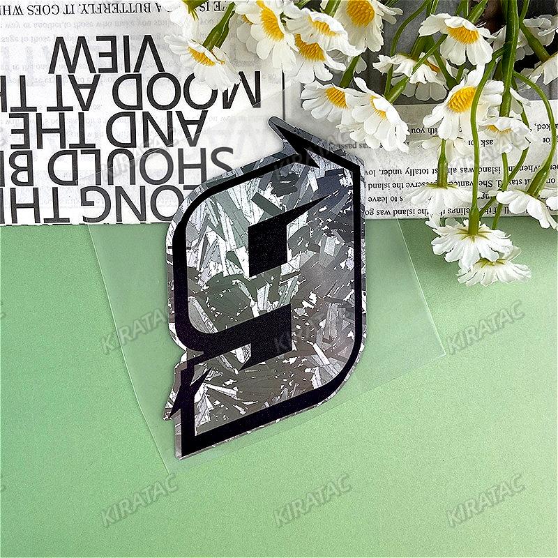 1PC Silver Carbon Fiber Arabic Numbers Motorcycle Stickers Waterproof for Front Fairing Helmet Fuel Tank Bicycle Vinyl Decals