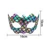 Iridescent Mask Lightweight Party Performance Prop Women Costume Mask Mystical Fish Scale Mask For Themed Parties Prom