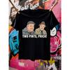 Herren Still Game TV-Show T-Shirt - Zwei Pints Prick Jack & Jock Lustiges Schottisches Comedy Tee - Leichtes Atmungsaktives Schwarzes Shirt mit Ikonischem Charakter