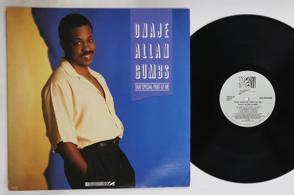 LP Record ONAJE ALLAN GUMBS - That Special Part Of Me ZEB42120 ZEBRA 1988 US Jazz Used