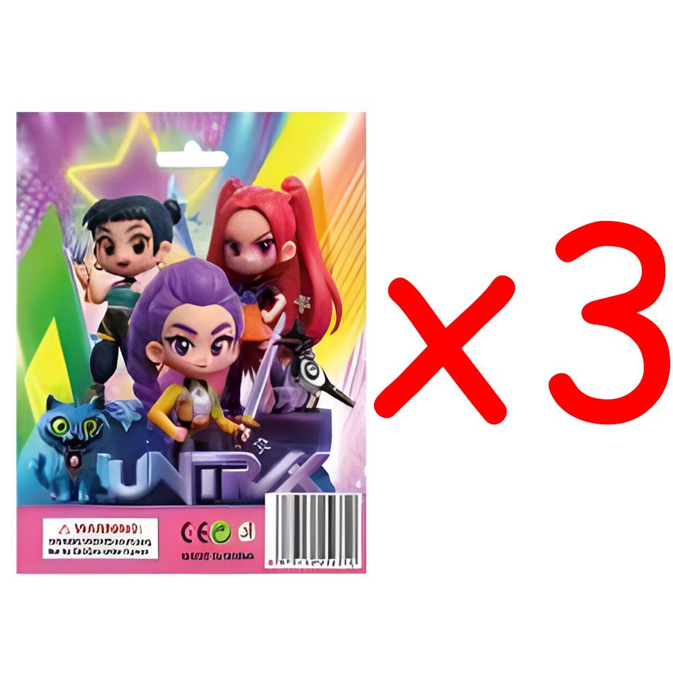 24 Stück Überraschungsbox Anime Kpop Dämonenjäger Figur Spielzeug Sammelmodell für Fans Desktop Dekoration Animierte Zeichnungen Gaming