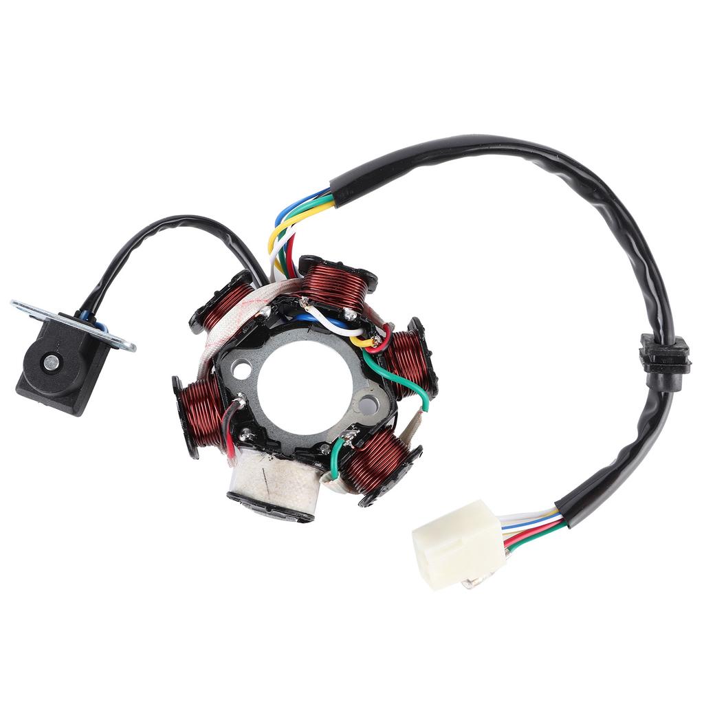 GY6 C110‑6 Magneto Stator Coil Replacement Parts Accessory for Dirt Bike (Single Yellow AC)