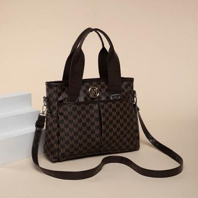 Retro and Fashionable Printed Versatile and Elegant Tote Bag Large-capacity Hand-held Shoulder Bag Crossbody Bag