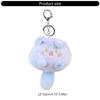 Lightweight Squeaking Cat Pendant Portable Animal Keychain Stuffed Doll Charm Keyring Gift for Students and Adults