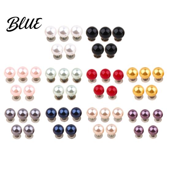 Anti-exposure Buttons for Women 5Pcs Fake Pearl Clothing Removable Decorative Brooch Pins No No-sew Shirt Sew Safety Pins Neckline Embellishment,