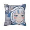 Pillow Cover Gura Gawr Cute Design Cushion Cover Kawaii Pillow Case For Sofa Home Decoration Pillowcases