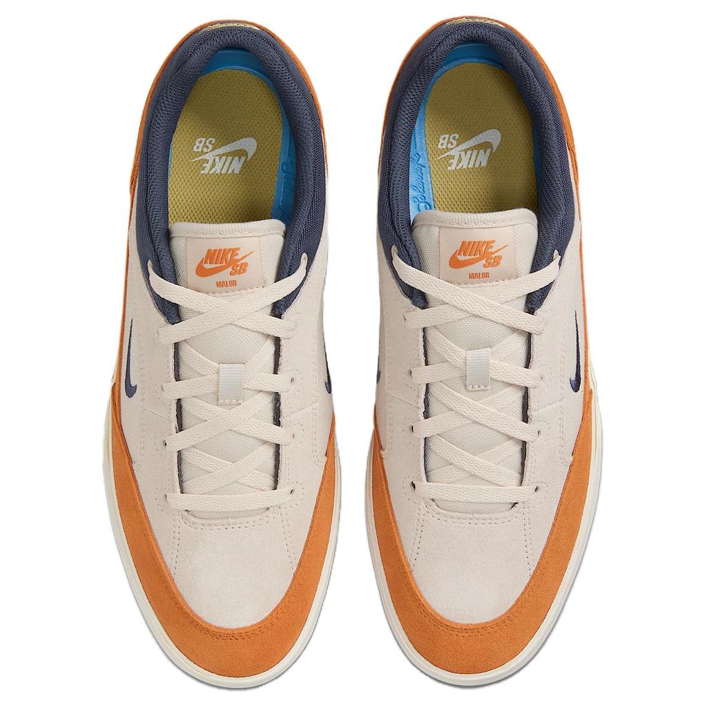 Nike Malor SB Monarch Thunder Blue Unisex Sneakers Orange Light-Orewood-Brown Sail FV6064-103