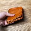 NZPJ Retro Leder Geldbörse für Herren Damen Kurze Geldbörse Erste Schicht Rindsleder Vertikale Geldbörse Pflanzlich gegerbtes Leder Bankkartenhalter
