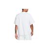 Nike Solo Swoosh Solid Logo Round Neck Loose Fit Short Sleeve T-Shirt Men Tops White FB7865-051