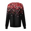 Women Long Sleeve Printed Pocket Working Stand Collar Single-breasted Protective Overalls Cardigan Jacket Top