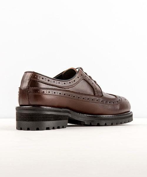 Leatherless #5054 / Casual Wingtip Boots / Brown / For Men