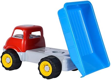 LKW Kipper with Excavator Toy Set, 29cm/36cm, Soft Rubber Tires, Sand Play Toys for Kids Ages 10 Months and Up