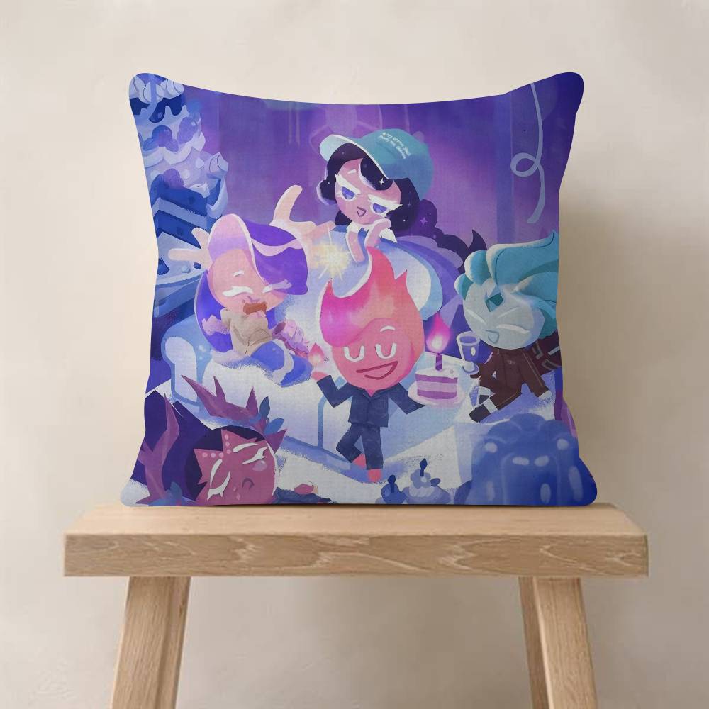CCookie RRun KKingdom Cushion Cover x Polyester Sofa Cushions Decorative Throw Pillows Home Decoration Pillowcover