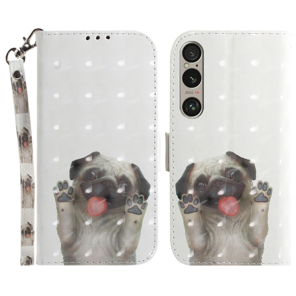 For Sony Xperia 1 VI Case Pattern Printing Wallet Stand Leather Phone Cover