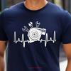 Car Mechanic Heartbeat T Shirt Auto Lover Vintage  Graphic Streetwear Homme Unisex Stretched Fashion