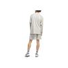 Adidas Originals Elastic Waist Drawstring Logo Print Casual Shorts Unisex Bottoms Putty-Grey IM9645