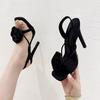 Fashion Women's Summer High-heeled Sandals, Lace-up High Heels, Party and Wedding Shoes, 2025 Fashion Trends